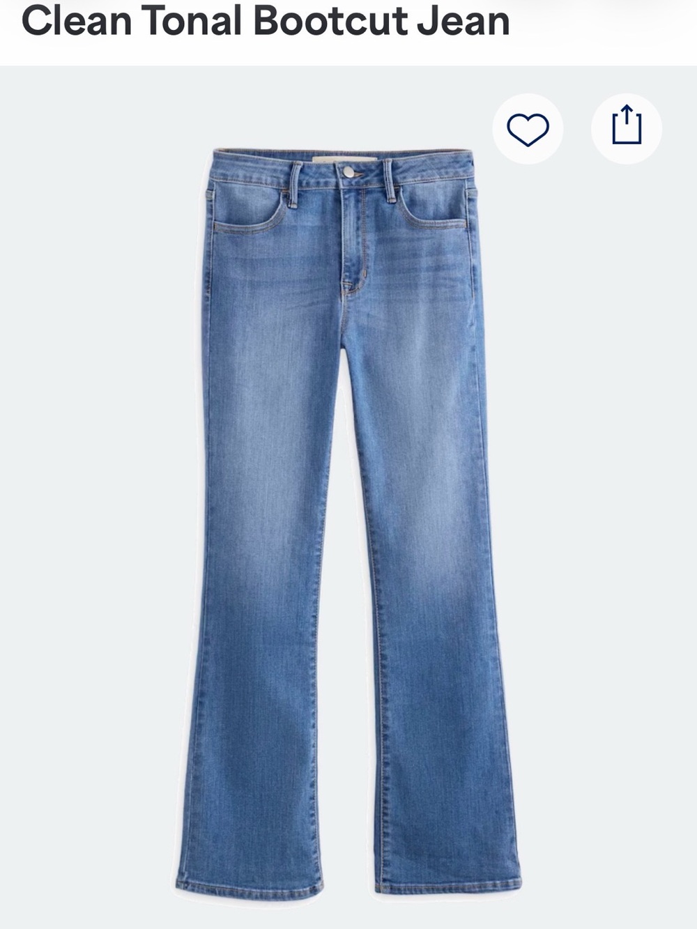 Mid-Rise Light Blue Bootcut Jeans from Stitch Fix